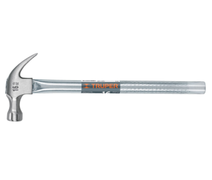 MARTILLO UÑA CURVA 16 OZ, MANGO TUBULAR *