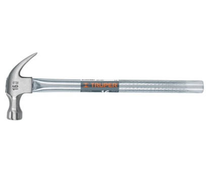 MARTILLO UÑA CURVA 16 OZ, MANGO TUBULAR *