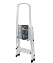 Cargar imagen en el visor de la galería, ESCALERA PLEGABLE DE ALUMINIO, 2 PELDAÑOS 16763 P

