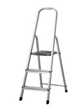 Cargar imagen en el visor de la galería, ESCALERA PLEGABLE DE ALUMINIO, 3 PELDAÑOS 16764 P
