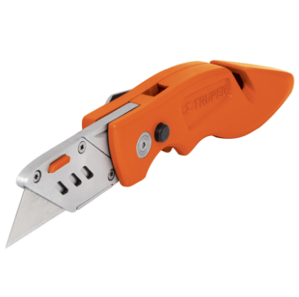 NAVAJA ABATIBLE 7'' CUERPO DE ALUMINIO Y ACERO INOX, TRUPER 17025 *
