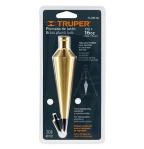 PLOMADA DE LATÒN 16 OZ, TRUPER 17072 N