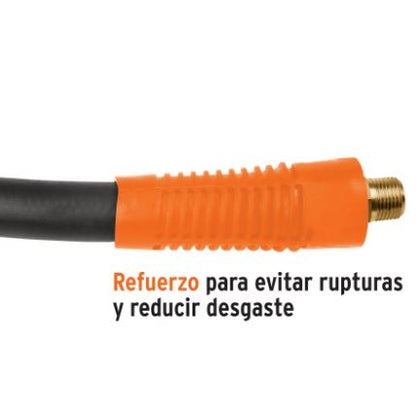 MANGUERA DE HULE PARA COMPRESOR, 10M X 1/4'', TRUPER 17080 *