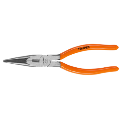 PINZA DE PUNTA Y CORTE 8'' DE MANGO PVC, TRUPER 17310 *