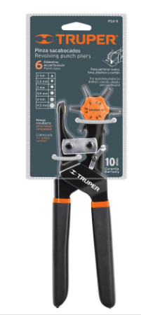 PINZA SACABOCADOS 9'' MANGO DE PVC 17340 P