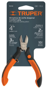 PINZA MINIATURA CORTE DIAGONAL 4'' TRUPER 17367 *