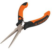 Cargar imagen en el visor de la galería, MINI PINZA DE PUNTA AGUJA, 6&#39;&#39; MANGO, COMFORT GRIP 17369 P
