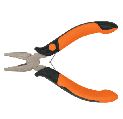 MINI PINZA PARA ELECTRICISTA 5'' MANGO COMFORT GRIP, TRUPER 17371 *