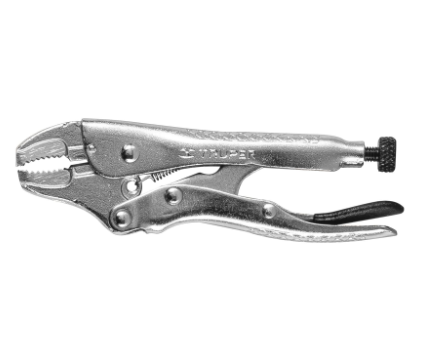 PINZA DE PRESÌON 4'' MORDAZA CURVA, TRUPER 17419 *
