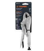 PINZA DE PRESIÓN 7'' MORDAZA CURVA, TRUPER 17421 *