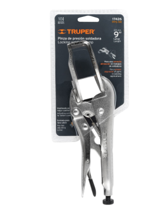 PINZA DE PRESIÒN 9'' SOLDADORA, TRUPER 17426 *