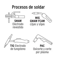 Cargar imagen en el visor de la galería, CARETA ELECTRÓNICA PARA SOLDAR DISEÑO FLAMAS, SOMBRA 9 A 13 17457
