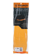 Cargar imagen en el visor de la galería, BOLSA CON PAR DE PLANTILLAS DE POLIURETANO P/ZAPATO TALLA 26 17476 N
