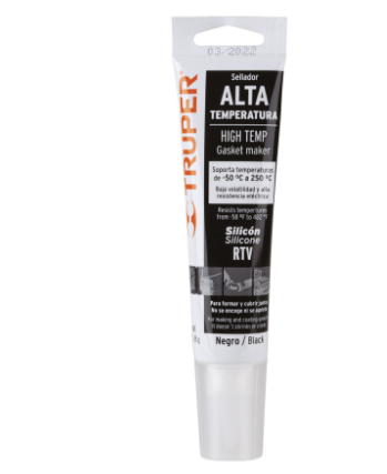 SELLADOR PARA ALTAS TEMPERATURAS, SILICÓN NEGRO 85GR 17567 *