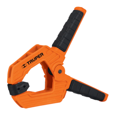 PRENSA DE RESORTE 6'' CUERPO DE NYLON CON MANGO TRUPER 17701 *