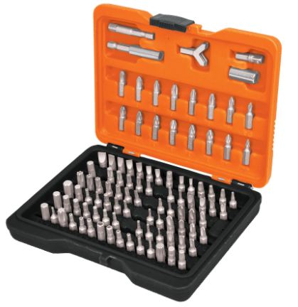 JUEGO DE PUNTAS MIXTAS, 1'' 100 PIEZAS