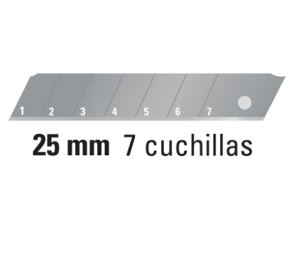NAVAJAS DE REPUESTO PARA CUTTERS RETRACTILES