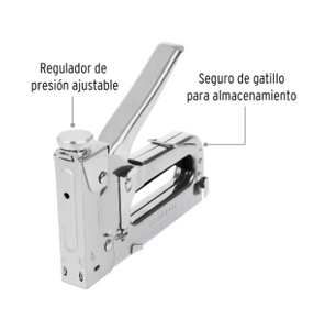 ENGRAPADORA TIPO PISTOLA PARA ¼',5/16', 3/8', CON 200 GRAPAS 17963 P