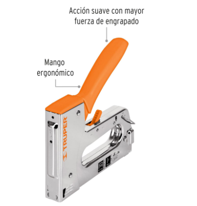 ENGRAPADORA TIPO PISTOLA PARA GRAPAS DE 1/4 A 9/16' 17964 *