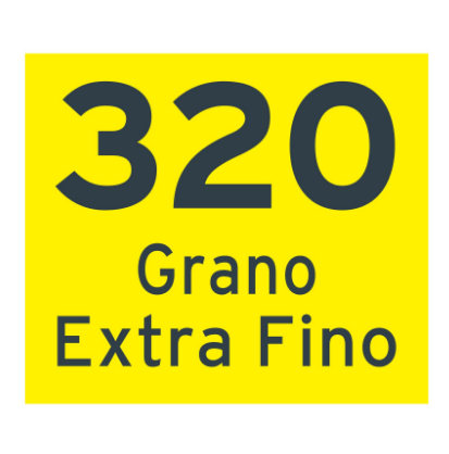 DISCOS DE LIJA ROTO ORBITAL 5',GRANO 320, 8 ORIFICIOS, 5PZAS TRUPER 17983 *