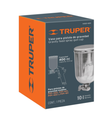 VASO ALUMINIO DE REPUESTO PARA PIPI-420/421/422, TRUPER 18067 N