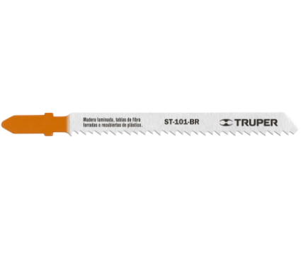 BLÌSTER CON 5 SEGUETAS 10 DPP ZANCO ''T'' CORTE RECTO TRIPLAY 18125 *