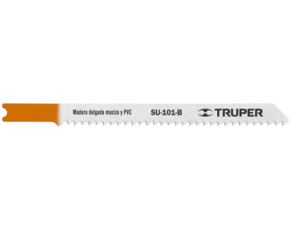 BLÌSTER CON 5 SEGUETAS 10 DPP ZANCO ''U'' CORTE RECTO MADERA 18135 N