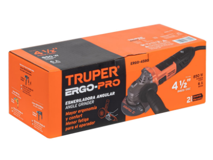 ESMERILADORA ANGULAR ERGO PRO 4-1/2'', 850W 18156 *