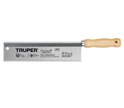 SERRUCHO TIPO MARQUETERO 10", 9 DPP, TRUPER 18164