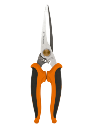 TIJERA 8'' MULTIUSOS DE ACERO INOXIDABLE, MANGO COMFORT GRIP 18493 *