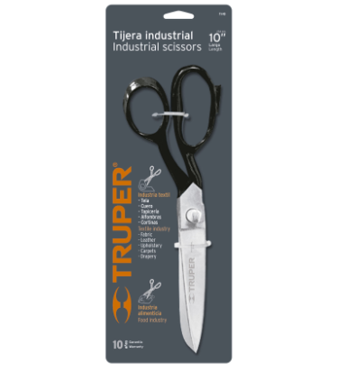 TIJERA 10'' INDUSTRIAL PARA SASTRE, TRUPER 18551 *