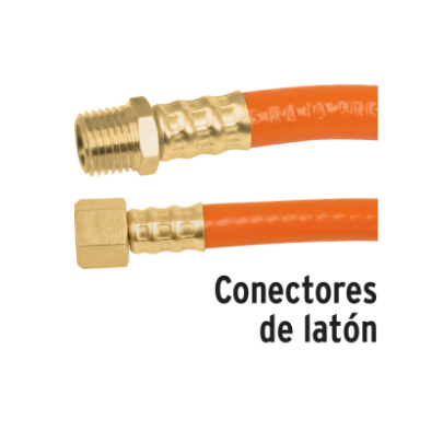 ROLLO DE 10 DE MANGUERA 1/4'' DE PVC PARA COMPRESOR 19014 *