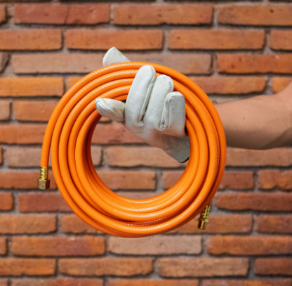 ROLLO DE 15M DE MANGUERA 1/4'' DE PVC PARA COMPRESOR, TRUPER 19015 *