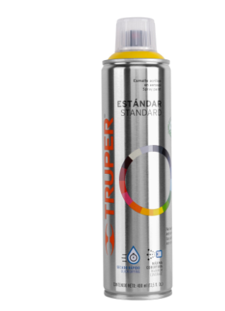 PINTURA EN AEROSOL, AMARILLO CANARIO TRUPER 19049 *
