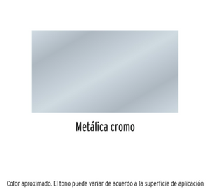 PINTURA EN AEROSOL, METÁLICA CROMO 19053 *