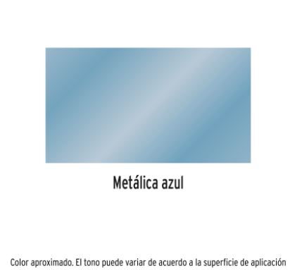 PINTURA EN AEROSOL, AZUL METÁLICO, BOTE ESBELTO, 400 ML 19060 *