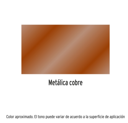 PINTURA EN AEROSOL, COBRE METÁLICO, BOTE ESBELTO, 400 ML 19067 *
