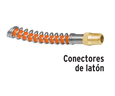 MANGUERA PARA COMPRESOR, TIPO RESORTE, 1/4 X 15.2MM 19075 *