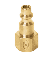 Cargar imagen en el visor de la galería, CONECTOR RÀPIDO, TIPO M, NIQUELADO, CUERDA 1/44 NPT, HEMBRA
