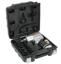Cargar imagen en el visor de la galería, KIT DE LLAVE DE IMPACTO 1/2&#39;&#39; ESTUCHE DE PLASTICO
