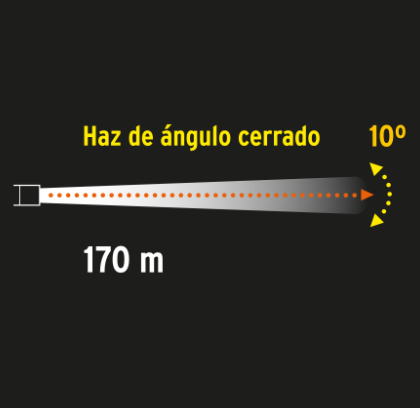 LINTERNA PLÁSTICA 1 LED 200 LM RECARGABLE, TRUPER 19847 *