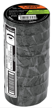 CINTA DE AISLAR 19MM X 19M TRUPER EXPERT 19954 *