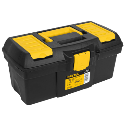 CAJA PARA HERRAMIENTAS DE 16'', CON COMPARTIMIENTOS, PRETUL 20603 *