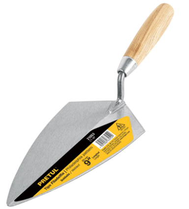 CUCHARA PARA ALBAÑIL 9'' TIPO FILADELFIA, PRETUL 21053 P