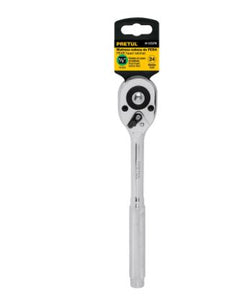 MATRACA CUADRO 1/2'' CABEZA DE PERA LIBERACÍON RÁPIDA, PRETUL 21152 N