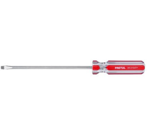 DESARMADOR PLANO 3/16 x 6" MANGO DE PVC, PRETUL 21457 P