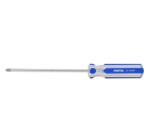 DESARMADOR DE CRUZ 1/4 X 6'' MANGO DE PVC, PRETUL 21477 P