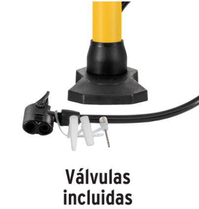 BOMBA MANUAL PARA INFLAR, 80 PSI, PRETUL 21690 *