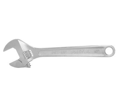 LLAVE AJUSTABLE (PERICO) 10' CROMADA, PRETUL 21816 *
