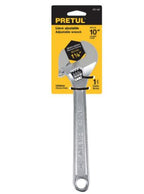 LLAVE AJUSTABLE (PERICO) 10' CROMADA, PRETUL 21816 *